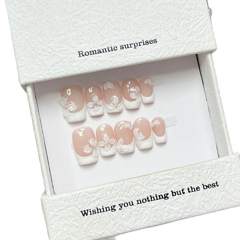 Romantic Floral Press-On Nail Set