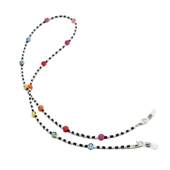 Colorful Smiley Beaded Eyewear Chain Stornfield
