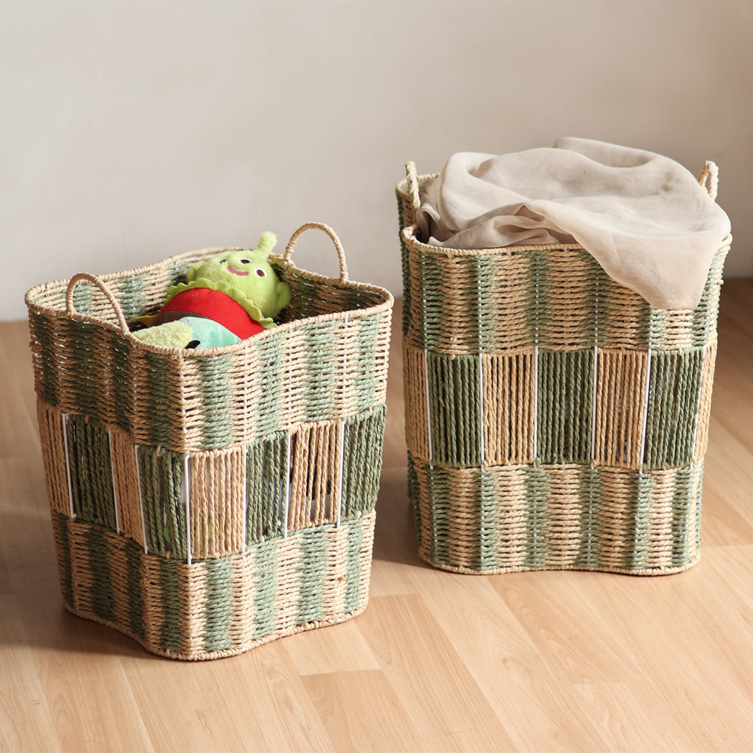Handcrafted storage basket Stornfield
