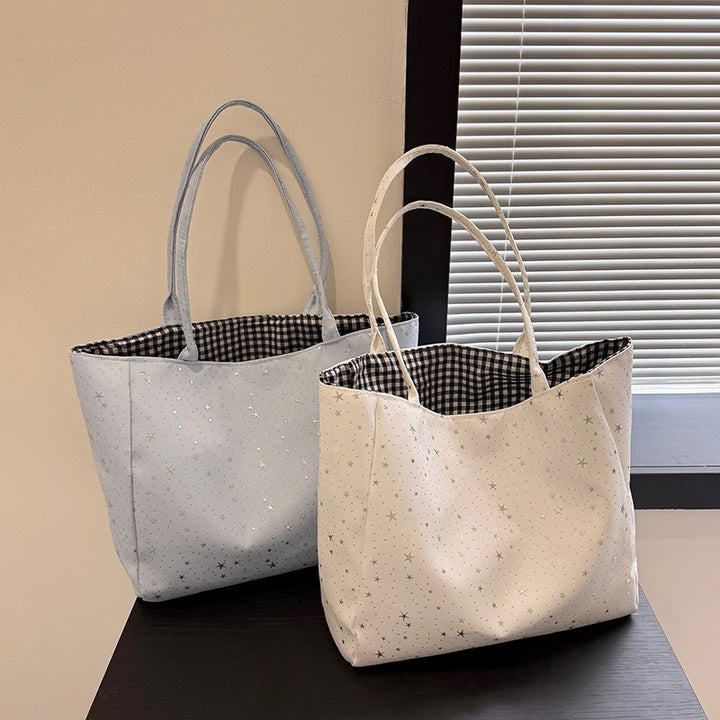 Stylish Star-Patterned Tote Bag Stornfield