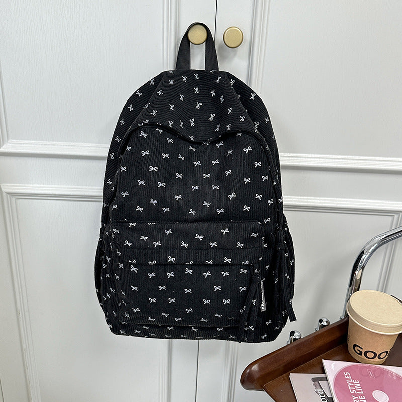 Playful Corduroy Backpack Stornfield