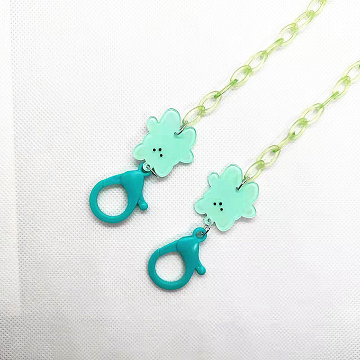Playful glasses holder chain with floral motif Stornfield