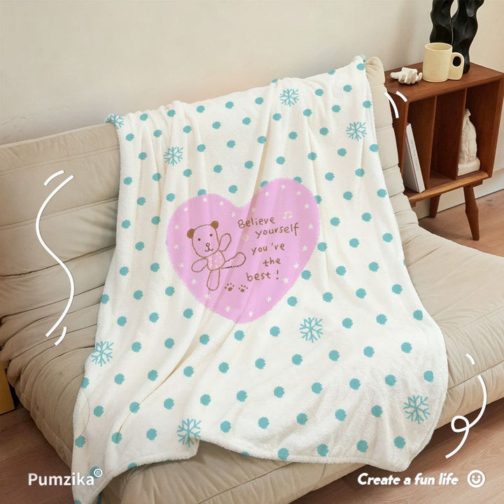 Cozy Inspirational Plush Throw Blanket