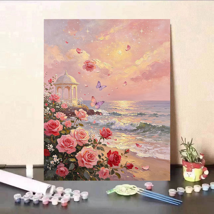 DIY Floral Landscape Paint by Numbers Kit Stornfield