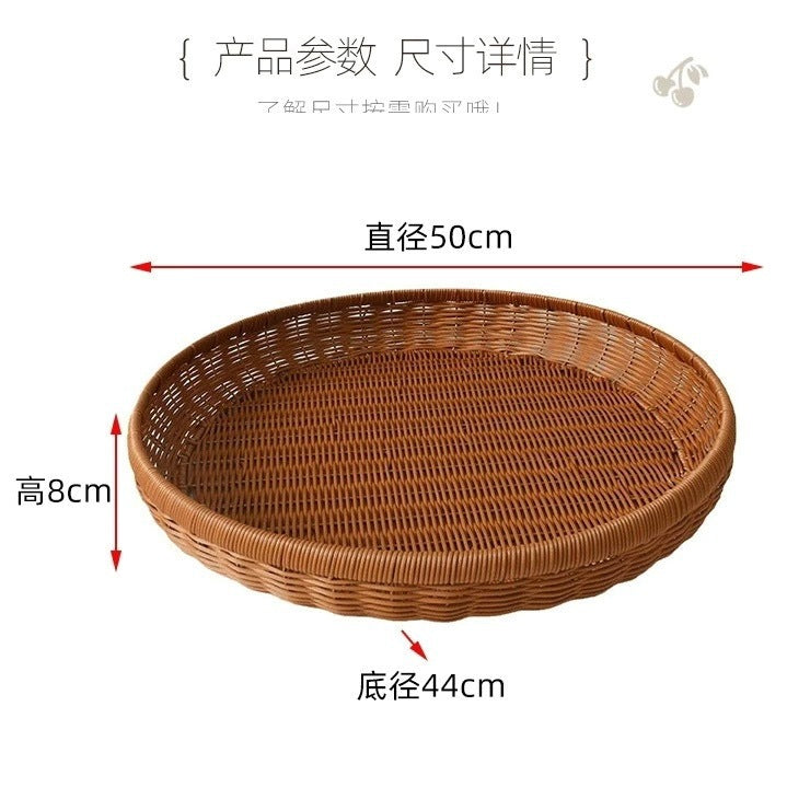 Unisex Round Rattan Basket Stornfield