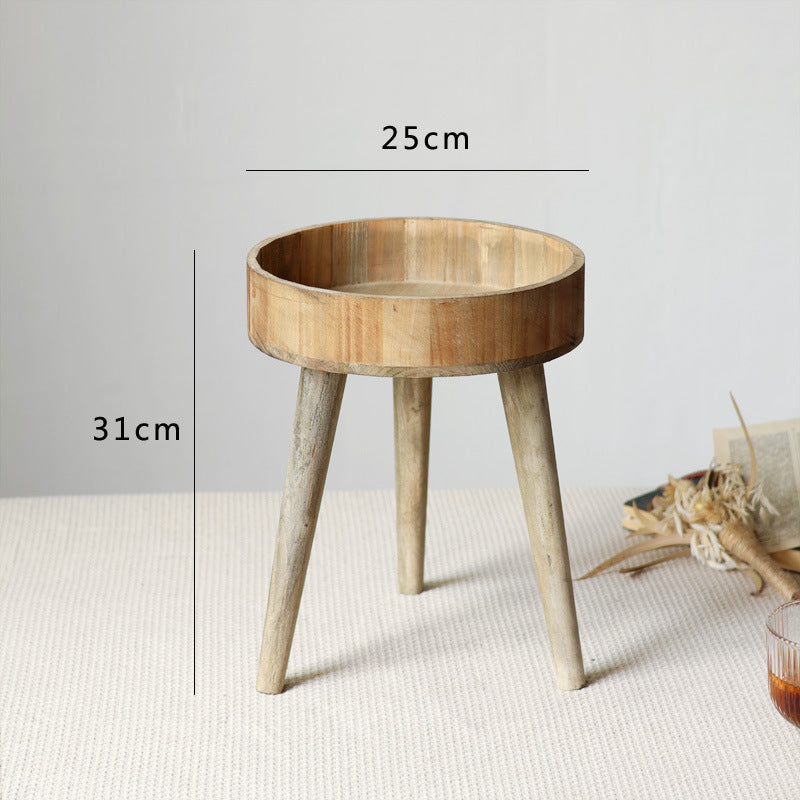 Modern side table made of wood Stornfield