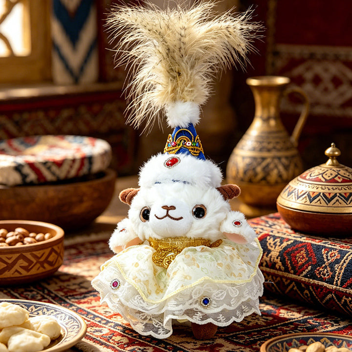 Jewel-Embellished Plush Lamb Collectible Stornfield