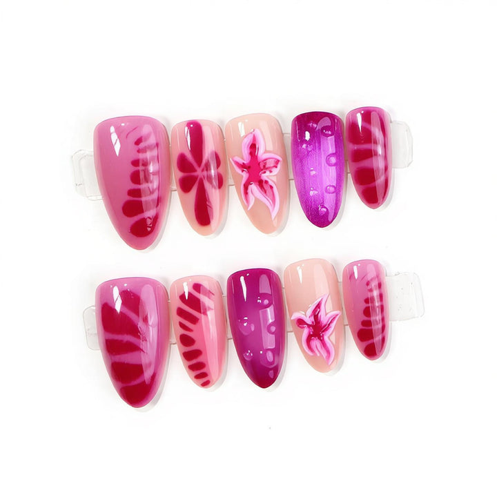 Artistic Press-On Nail Art Set Stornfield