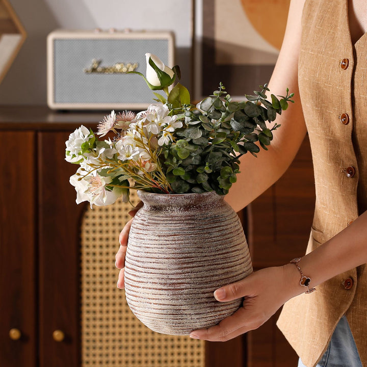 Elegant Artificial Flower Pot Stornfield