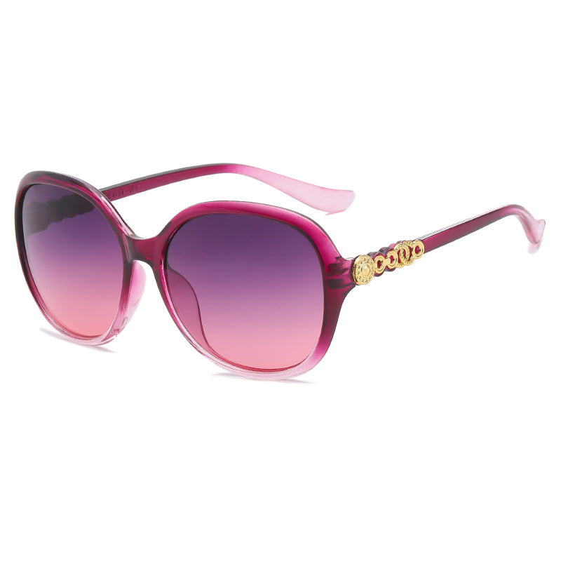 Women's oversized sunglasses with trendy tortoiseshell pattern and elegant frame accents Stornfield