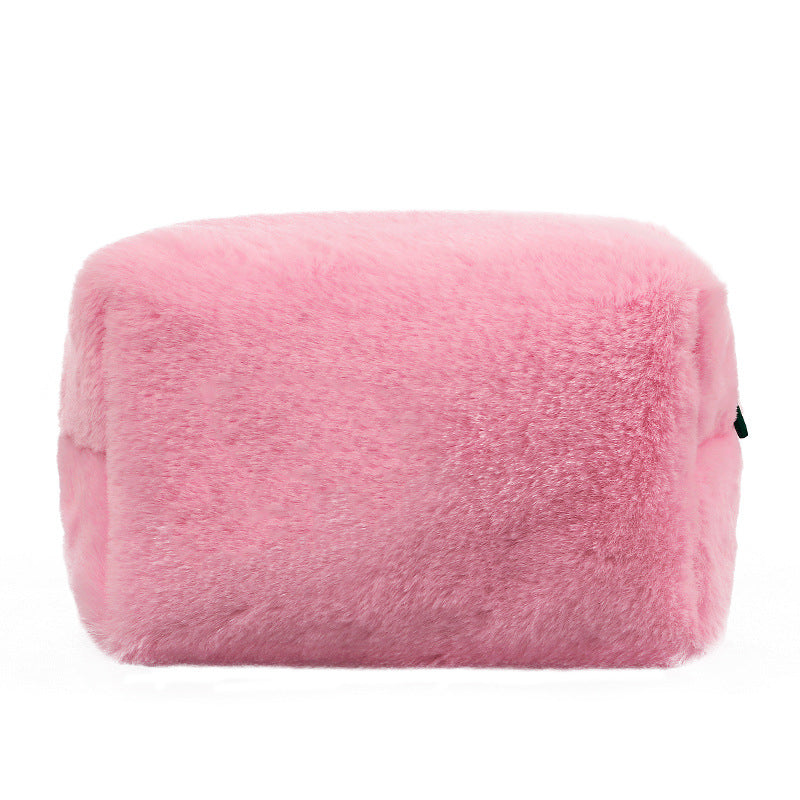 Plush Velvet Makeup Pouch