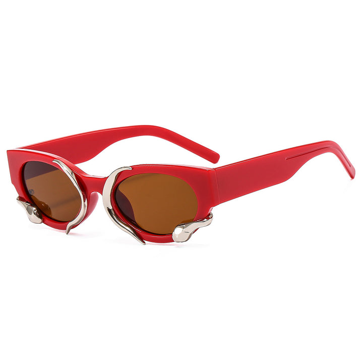 Women's designer sunglasses with a unique, sculptural frame Stornfield
