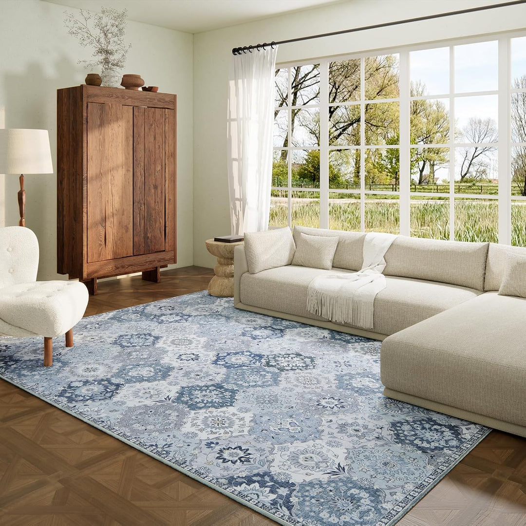 Vintage Floral Area Rug