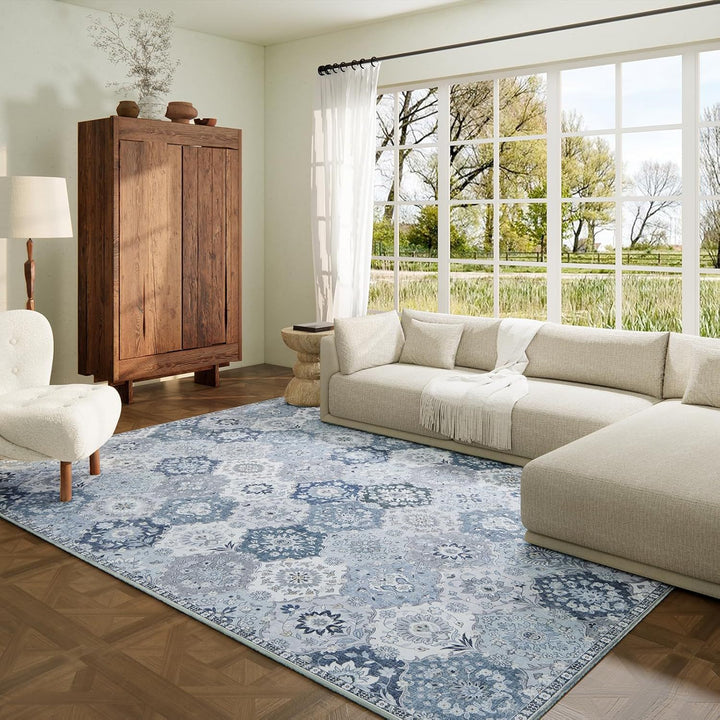 Vintage Floral Area Rug