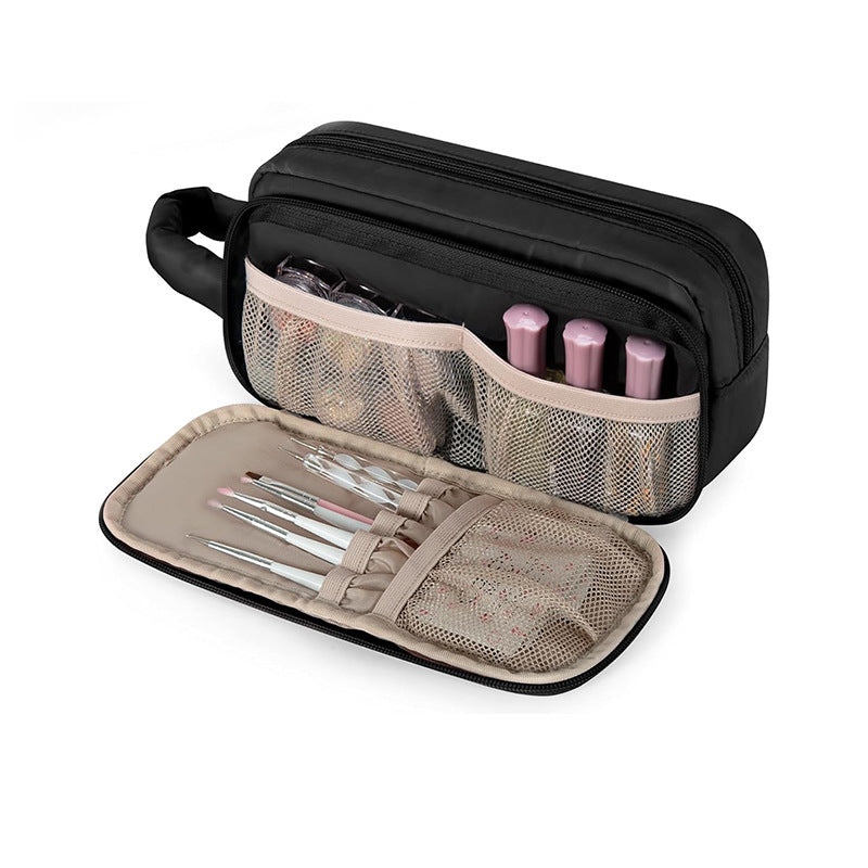 Cosmetic Organizer Bag with Transparent Design and Practical Compartments Stornfield
