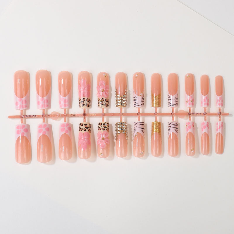 Floral Art Press-On Nail Tips Stornfield