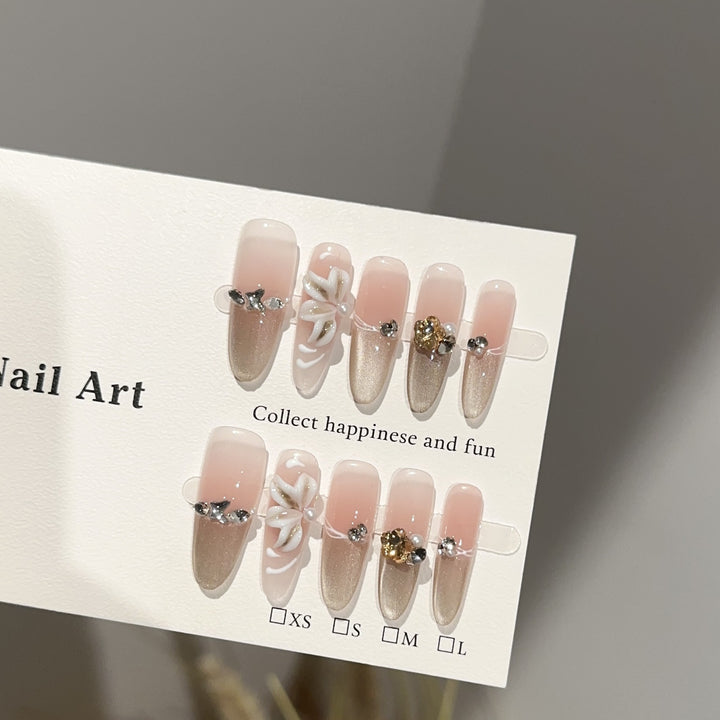 Creative Floral Nail Art Set