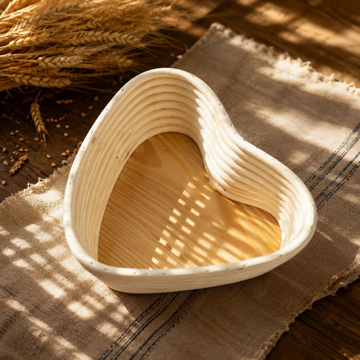 Artisan Heart-Shaped Woven Storage Basket Stornfield