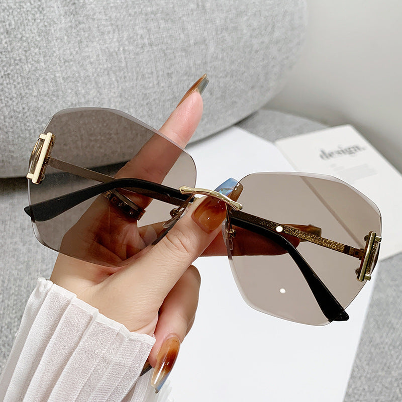 Women futuristic square sunglasses Stornfield