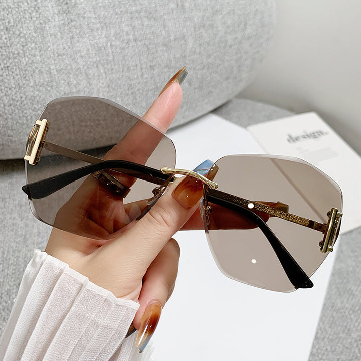 Women futuristic square sunglasses Stornfield