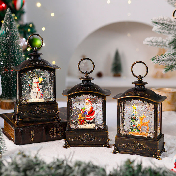 Lighter lantern with snow scenes Stornfield