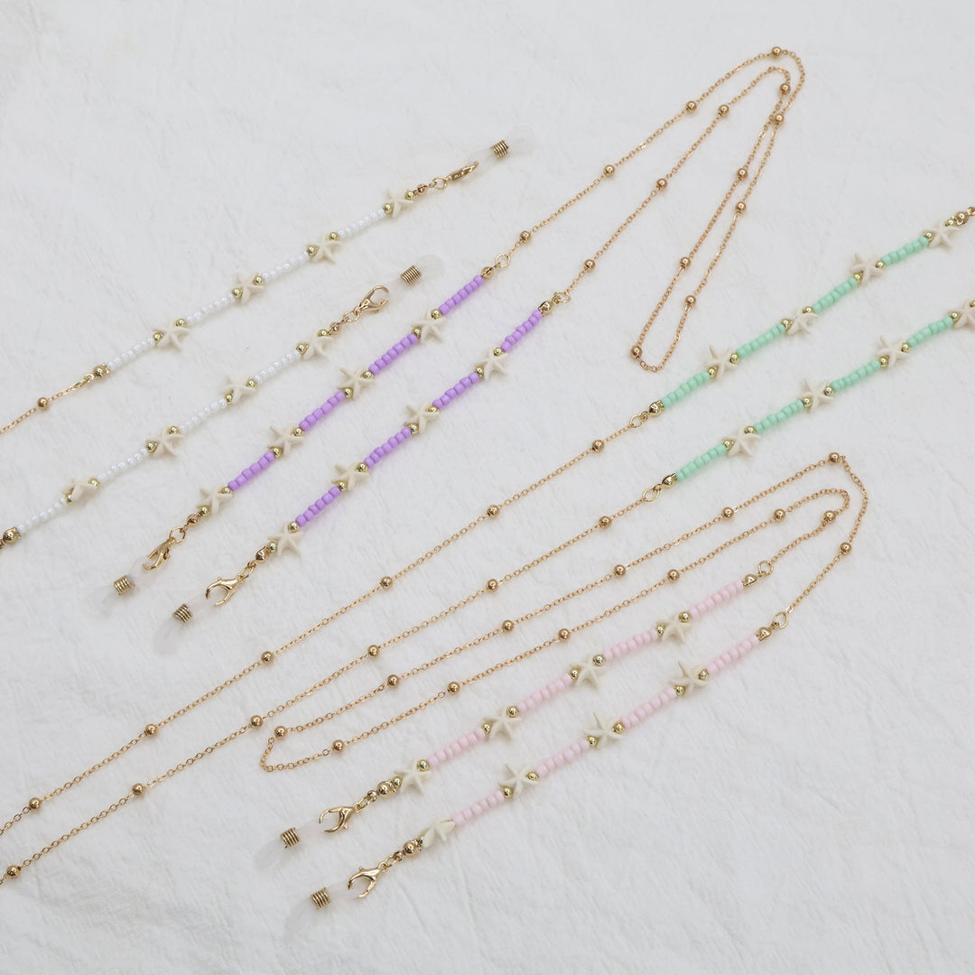 Beach-Inspired Beaded Eyewear Chain Stornfield