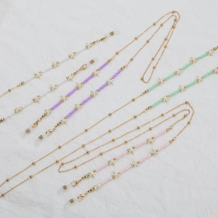 Beach-Inspired Beaded Eyewear Chain Stornfield