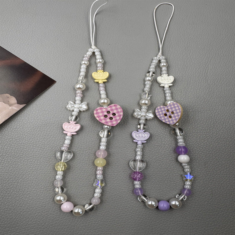Decorative Beaded Charm Phone Lanyard Stornfield 1790135299