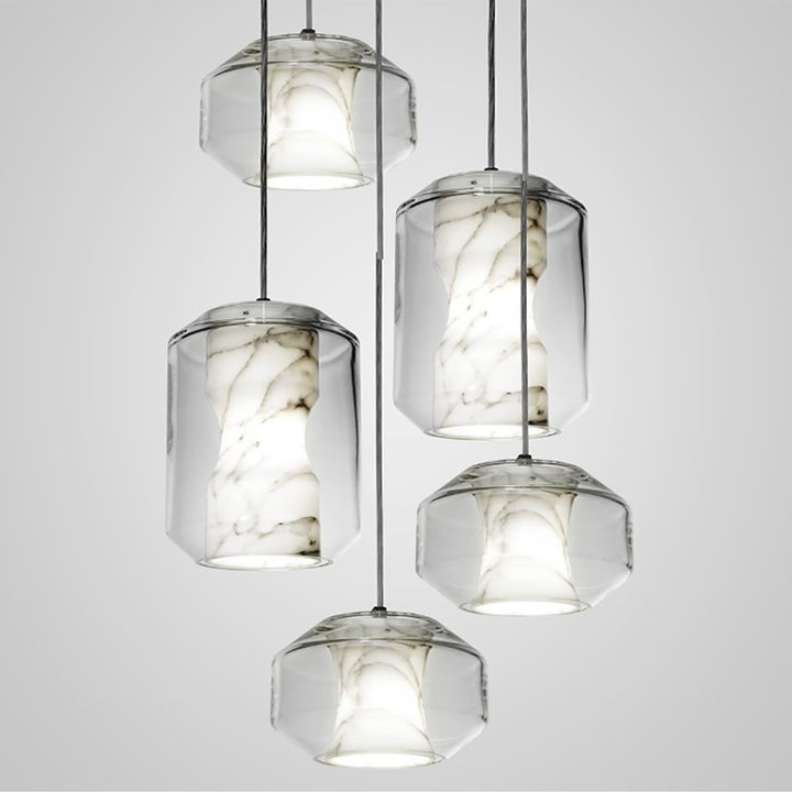 Artistic Glass Pendant Light