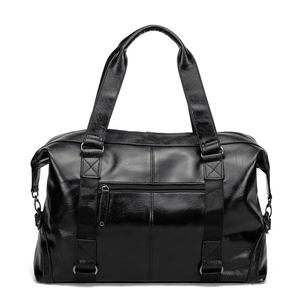 Luxurious Travel Bag Made of High-Quality Leather Stornfield