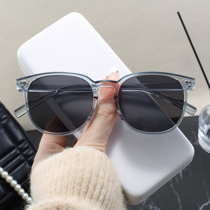 Ladies fashionable sunglasses with transparent frame and elegant design Stornfield