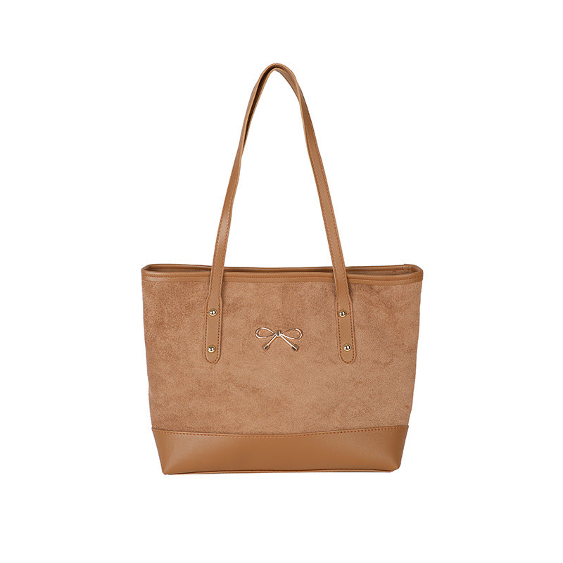 WoStylish Faux Suede Tote Bag Stornfield