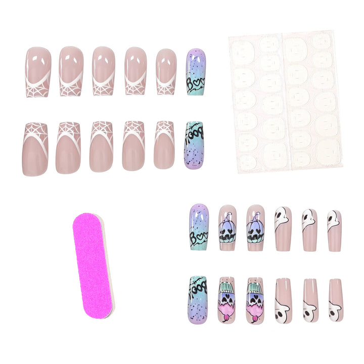 Artistic Halloween-Themed Nail Art Extensions Stornfield 1789915354