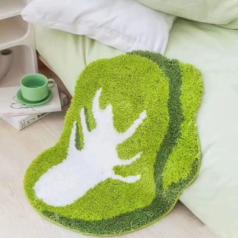 Avocado Shape Plush Bath Mat