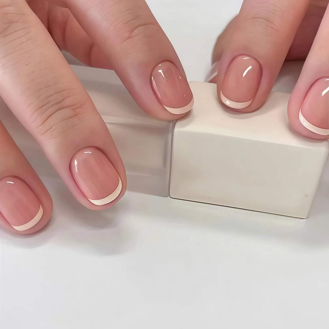 Professional French Tip Nail Set Stornfield