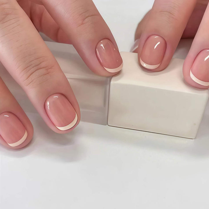 Professional French Tip Nail Set Stornfield