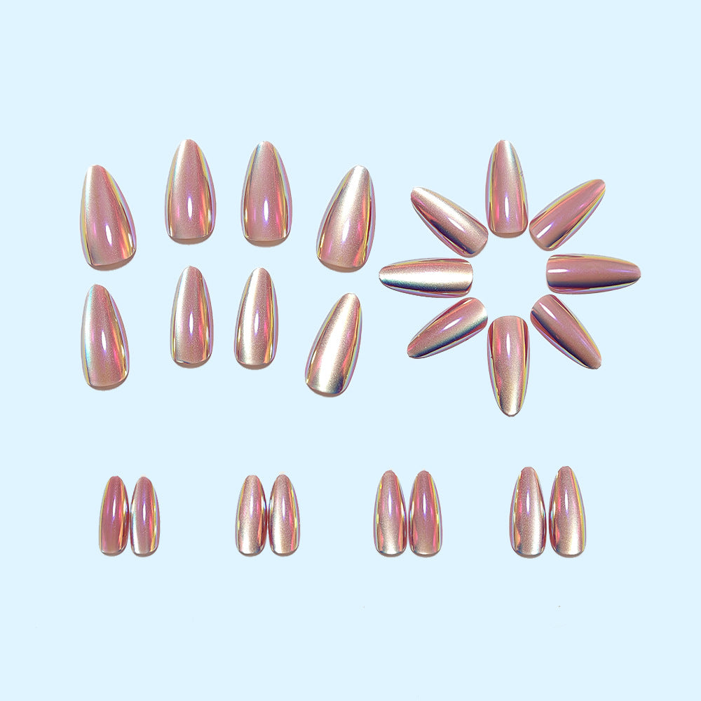 High-gloss artificial nails with elegant gradient Stornfield
