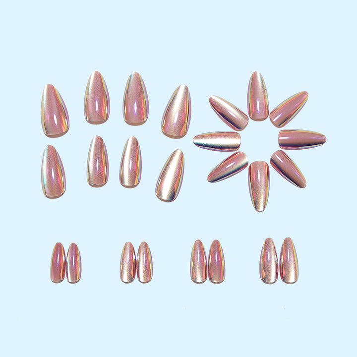 High-gloss artificial nails with elegant gradient Stornfield