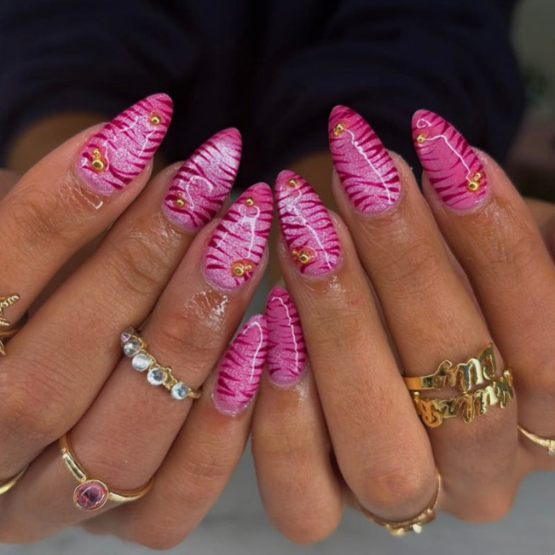 Artistic Press-On Nail Art Set Stornfield