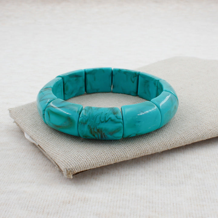 Geometric Resin Bangle Stornfield