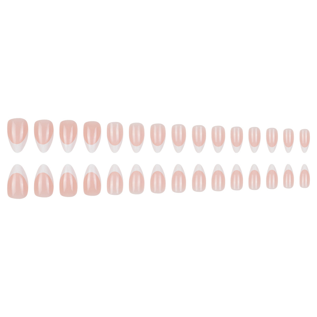 Elegant Stiletto Press-On Nails with French Tip Design Stornfield 1789085790