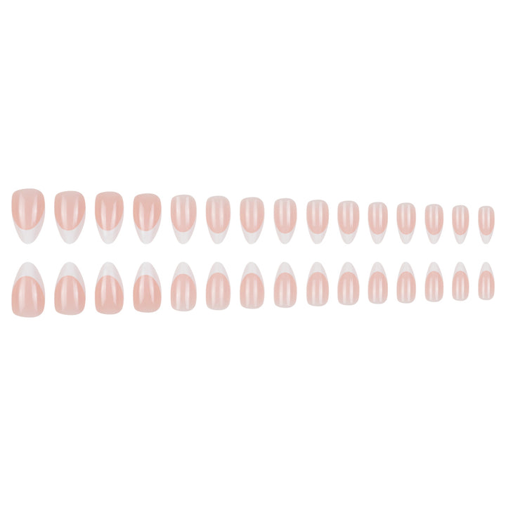 Elegant Stiletto Press-On Nails with French Tip Design Stornfield 1789085790