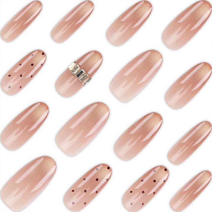 Decorative Glitter Ombre Press-On Nails Stornfield