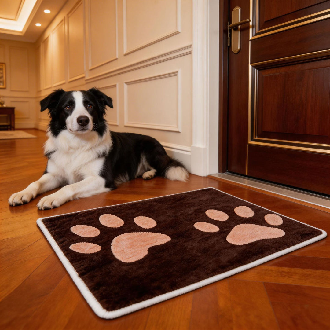 Decorative Pet Paw Print Area Mat
