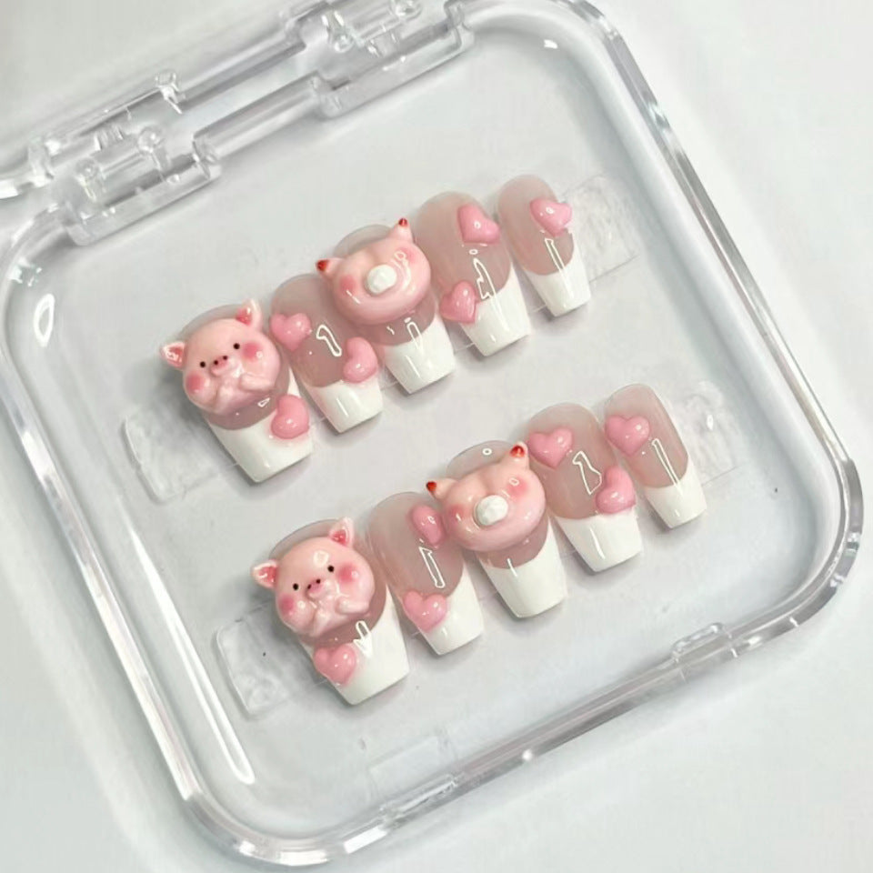 Premium Glittering Press-On Nail Extensions Stornfield