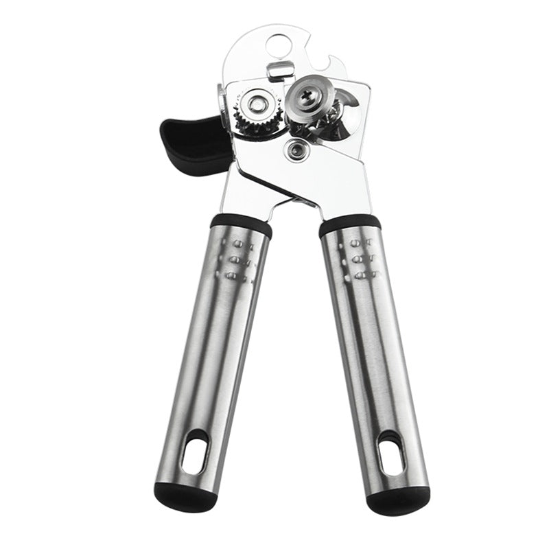 Ergonomic Stainless Steel Can and Bottle Opener Stornfield