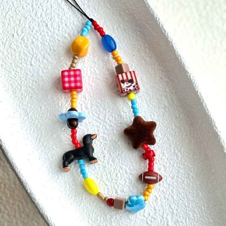 Playful Beaded Charm Necklace Stornfield