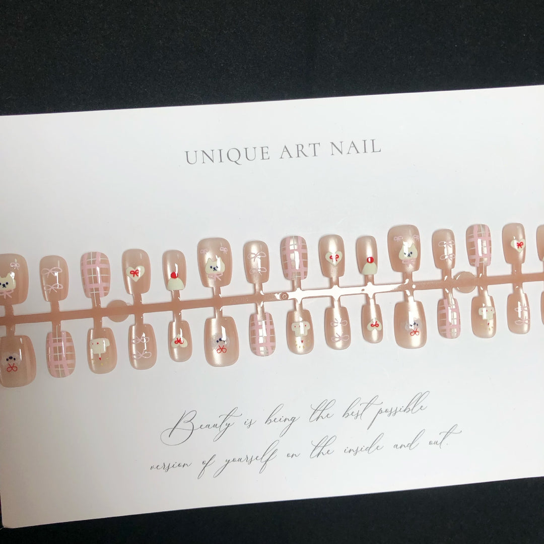 Decorative Themed Press-On Nail Set 1790745539