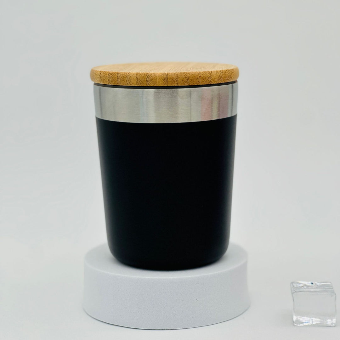 Ladies elegant sustainable insulated cup with bamboo lid Stornfield