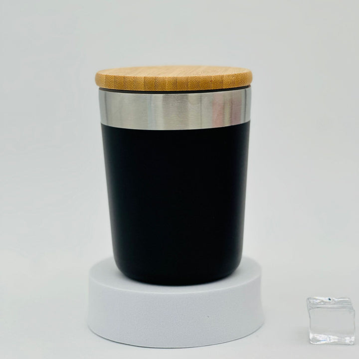 Ladies elegant sustainable insulated cup with bamboo lid Stornfield